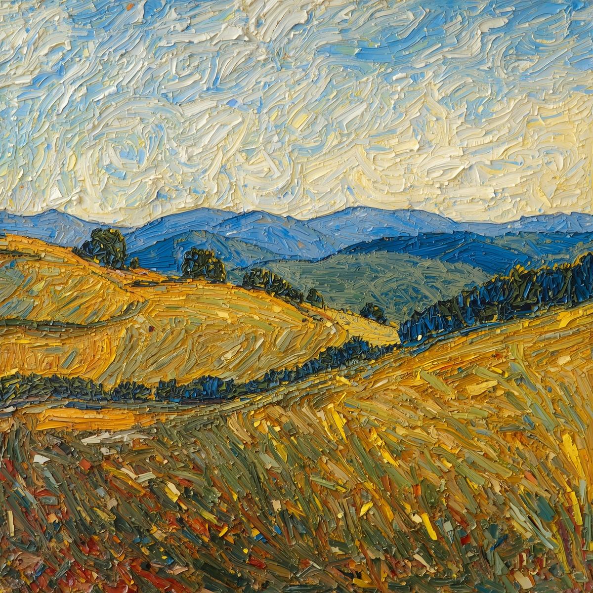 Gemälde "Fields"