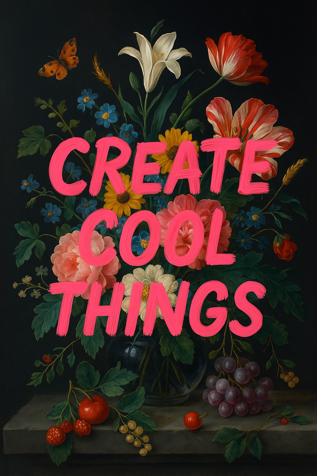 Gemälde "Create Cool Things"