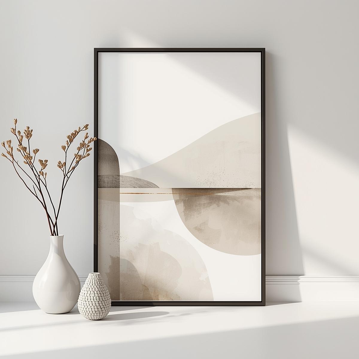 Poster "Abstract Brown